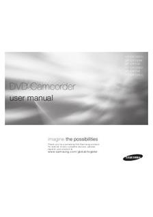 Samsung VP DX 100 i manual. Camera Instructions.